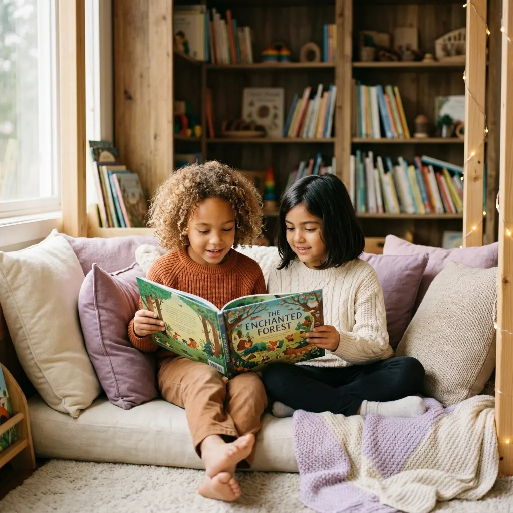 Kinderen lezen en ontdekken samen